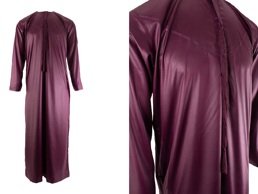 Premium Royal Maroon Dubai thobe – Almaeysoor