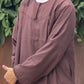Dark brown emirati thobe