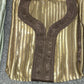 Golden brown moroccan thobe
