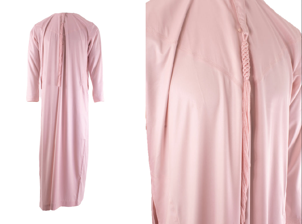 Premium baby pink dubai thobe