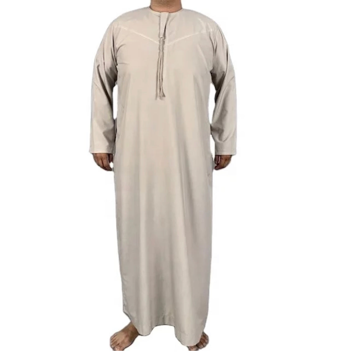 light brown emirati thobe