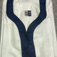 White navy moroccan thobe